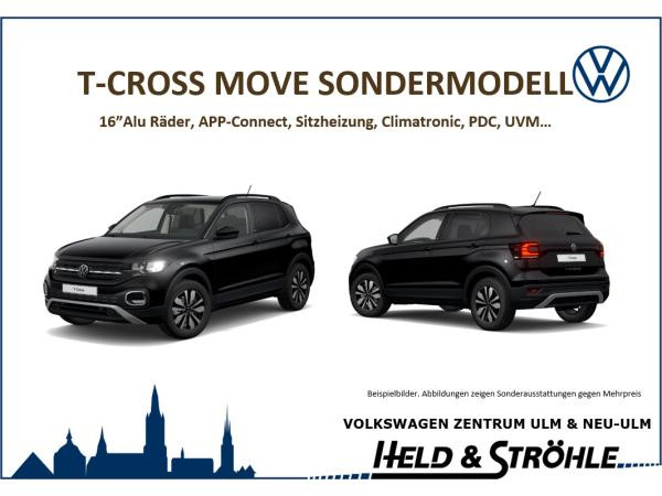 Volkswagen T-Cross MOVE Sondermodell 1,0 l 70 kW (95 PS) 5-Gang ??SONDERMODELL??