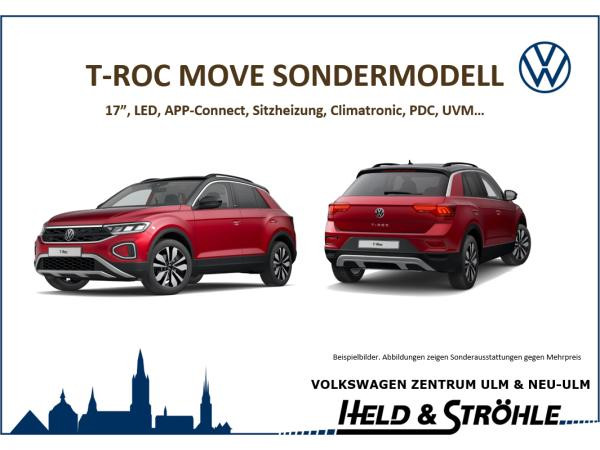 Volkswagen T-Roc MOVE Sondermodell 1,0 l 81 kW (110 PS) 6-Gang ⚡️SONDERMODELL⚡️