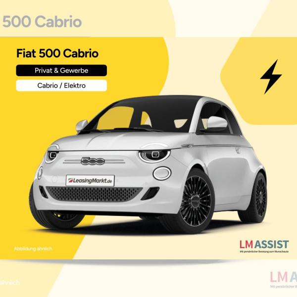 Foto - Fiat 500C Cabrio e 42kWh ☀️Noch diesen Sommer elektrisch Cabrio fahren!☀️ BAFA wird übernommen!