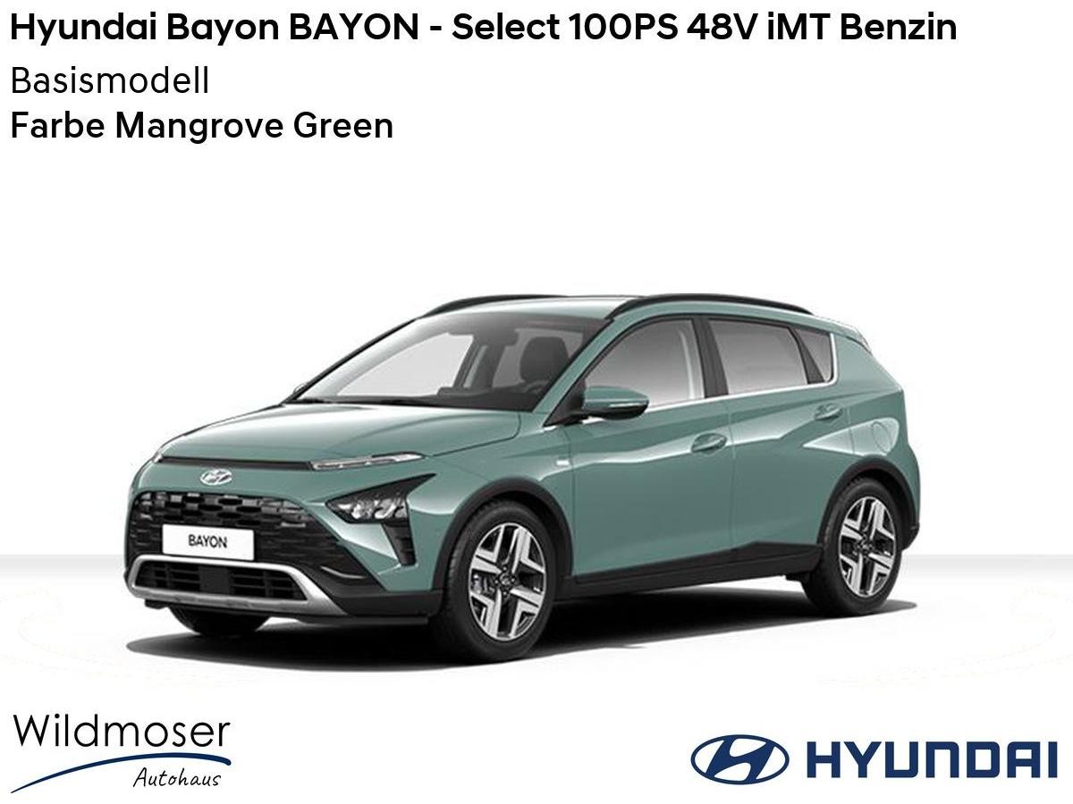Hyundai Bayon ❤️ BAYON - Select 100PS 48V iMT Benzin ⏱ 9 Monate Lieferzeit ✔️ Basismodell