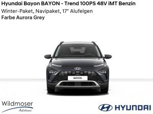 Hyundai Bayon ❤️ BAYON - Trend 100PS 48V iMT Benzin ⏱ 9 Monate Lieferzeit ✔️ mit 3 Zusatz-Paketen