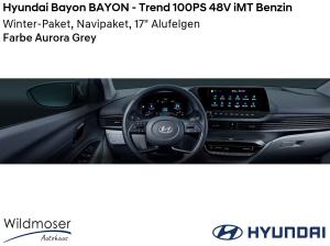 Hyundai Bayon ❤️ BAYON - Trend 100PS 48V iMT Benzin ⏱ 9 Monate Lieferzeit ✔️ mit 3 Zusatz-Paketen