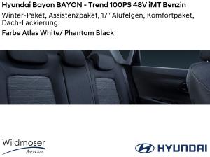 Hyundai Bayon ❤️ BAYON - Trend 100PS 48V iMT Benzin ⏱ 9 Monate Lieferzeit ✔️ mit 5 Zusatz-Paketen