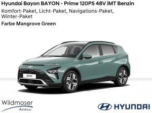 Hyundai Bayon ❤️ BAYON - Prime 120PS 48V iMT Benzin ⏱ 9 Monate Lieferzeit ✔️ mit 4 Zusatz-Paketen