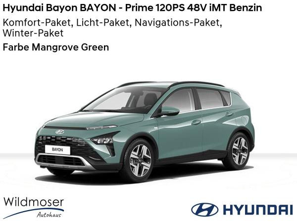 Foto - Hyundai Bayon ❤️ BAYON - Prime 120PS 48V iMT Benzin ⏱ 9 Monate Lieferzeit ✔️ mit 4 Zusatz-Paketen