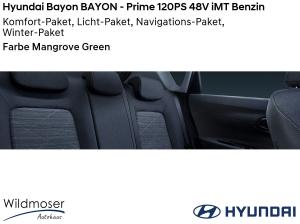 Hyundai Bayon ❤️ BAYON - Prime 120PS 48V iMT Benzin ⏱ 9 Monate Lieferzeit ✔️ mit 4 Zusatz-Paketen