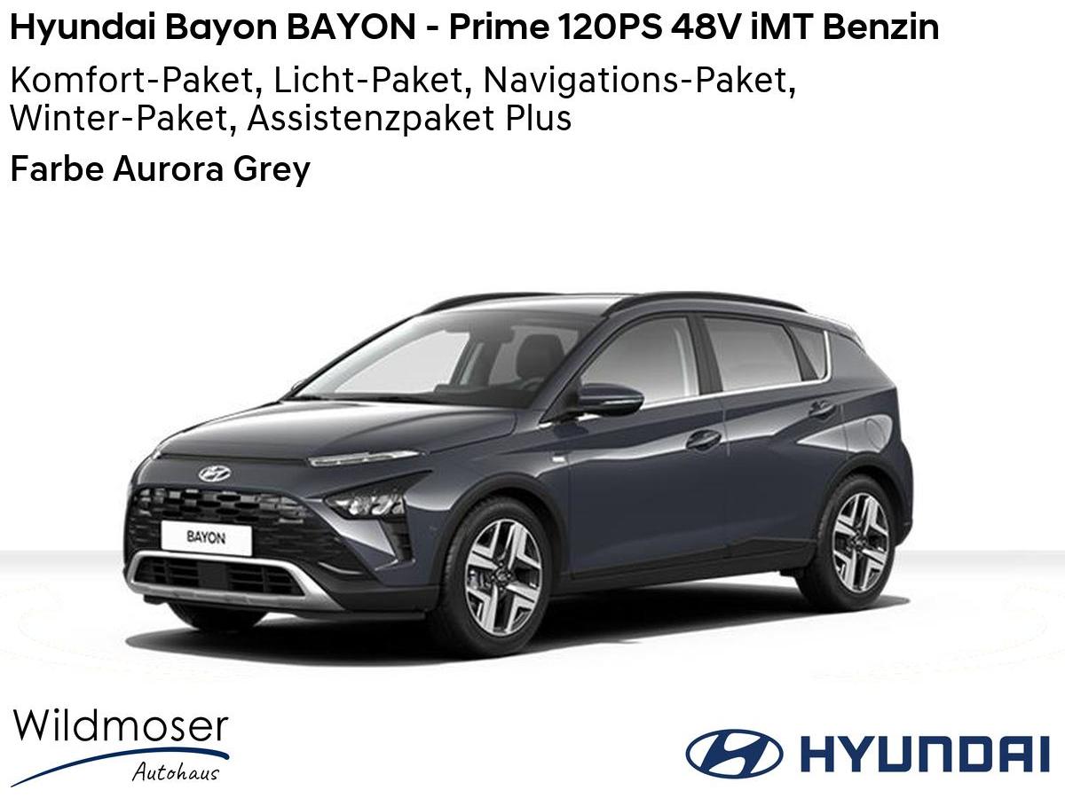 Hyundai Bayon ❤️ BAYON - Prime 120PS 48V iMT Benzin ⏱ 9 Monate Lieferzeit ✔️ mit 5 Zusatz-Paketen