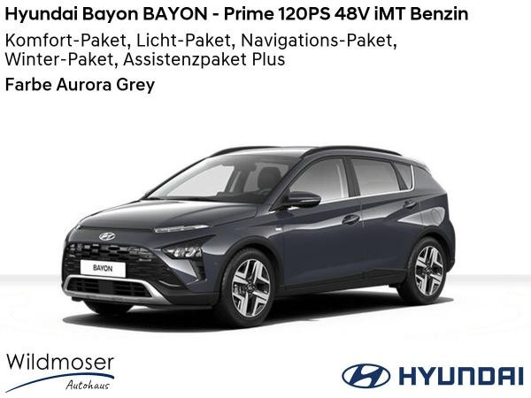 Foto - Hyundai Bayon ❤️ BAYON - Prime 120PS 48V iMT Benzin ⏱ 9 Monate Lieferzeit ✔️ mit 5 Zusatz-Paketen