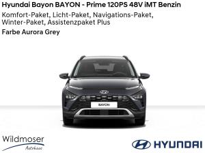 Hyundai Bayon ❤️ BAYON - Prime 120PS 48V iMT Benzin ⏱ 9 Monate Lieferzeit ✔️ mit 5 Zusatz-Paketen