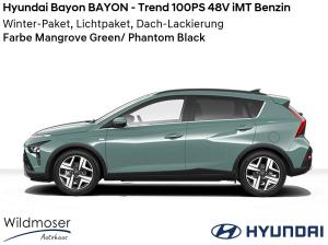 Hyundai Bayon ❤️ BAYON - Trend 100PS 48V iMT Benzin ⏱ 9 Monate Lieferzeit ✔️ mit 3 Zusatz-Paketen