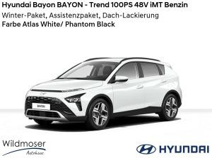 Hyundai Bayon ❤️ BAYON - Trend 100PS 48V iMT Benzin ⏱ 9 Monate Lieferzeit ✔️ mit 3 Zusatz-Paketen