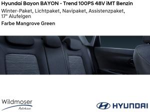 Hyundai Bayon ❤️ BAYON - Trend 100PS 48V iMT Benzin ⏱ 9 Monate Lieferzeit ✔️ mit 5 Zusatz-Paketen
