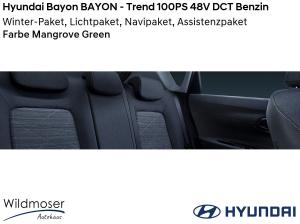 Hyundai Bayon ❤️ BAYON - Trend 100PS 48V DCT Benzin ⏱ 9 Monate Lieferzeit ✔️ mit 4 Zusatz-Paketen