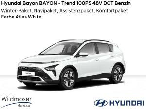 Hyundai Bayon ❤️ BAYON - Trend 100PS 48V DCT Benzin ⏱ 9 Monate Lieferzeit ✔️ mit 4 Zusatz-Paketen