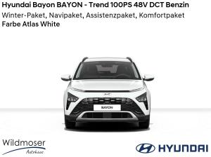 Hyundai Bayon ❤️ BAYON - Trend 100PS 48V DCT Benzin ⏱ 9 Monate Lieferzeit ✔️ mit 4 Zusatz-Paketen