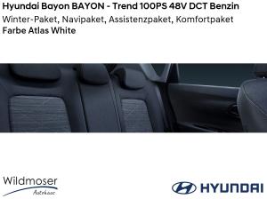 Hyundai Bayon ❤️ BAYON - Trend 100PS 48V DCT Benzin ⏱ 9 Monate Lieferzeit ✔️ mit 4 Zusatz-Paketen