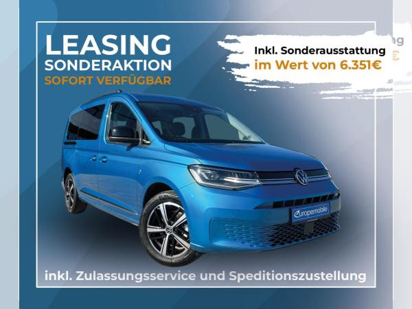 Volkswagen Caddy Maxi Style 2.0 TDI 123 (sofort verfügbar!) STANDHZG|CLIMA|5JGARANTIE|LED|COMF|ALU|PRIVACY|UVM.