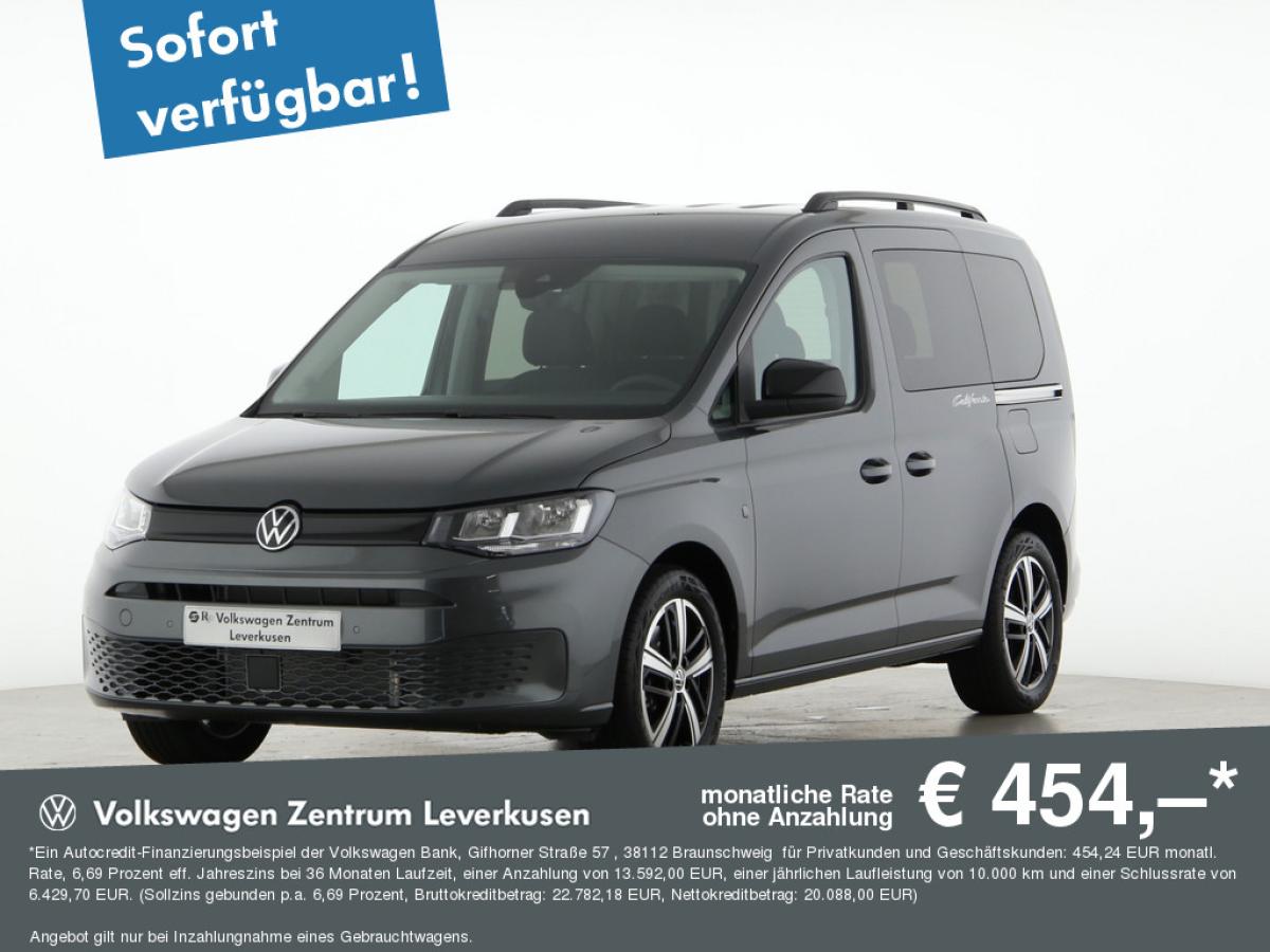 Volkswagen Caddy California 5-Sitzer 1.5 TSI 84 kW (114 PS) 6-Gang ab mtl. 349,- €¹ SHZ PDC KLIMAAUTOM