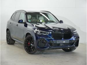 BMW X5 xDrive 30d Aut. M-Sport, Standheiz., AHK, HUD, Pano, Tansanitblau , innen Elfenbeinweiß