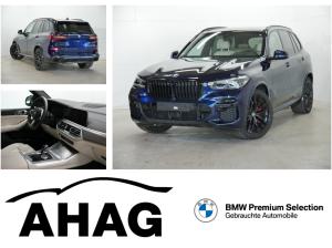 BMW X5 xDrive 30d Aut. M-Sport, Standheiz., AHK, HUD, Pano, Tansanitblau , innen Elfenbeinweiß