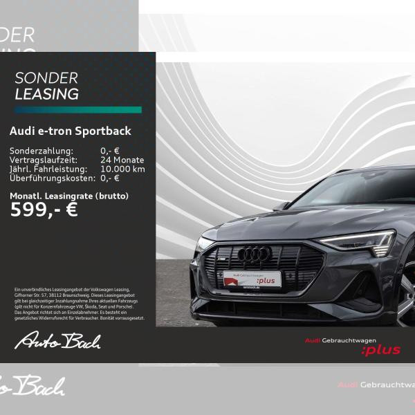 Foto - Audi e-tron Sportback S line 55 qu. Navi LED ACC B&O virtual HuD DAB AHK