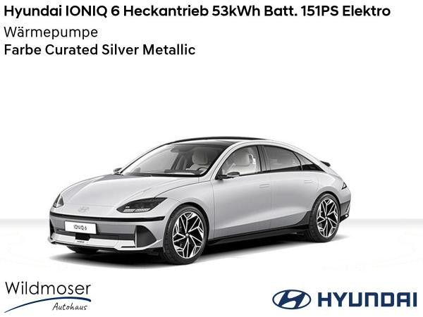 Hyundai IONIQ 6 ⚡ Heckantrieb 53kWh Batt. 151PS Elektro ⏱ 8 Monate Lieferzeit ✔️ mit Wärmepumpe