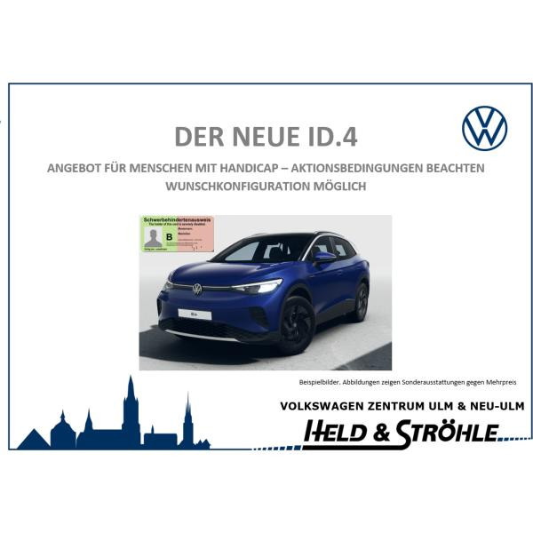 Foto - Volkswagen ID.4 ⚡️Pure Performance 125 kW (170 PS) 52 kWh #MENSCHEN-MIT-HANDICAP⚡️
