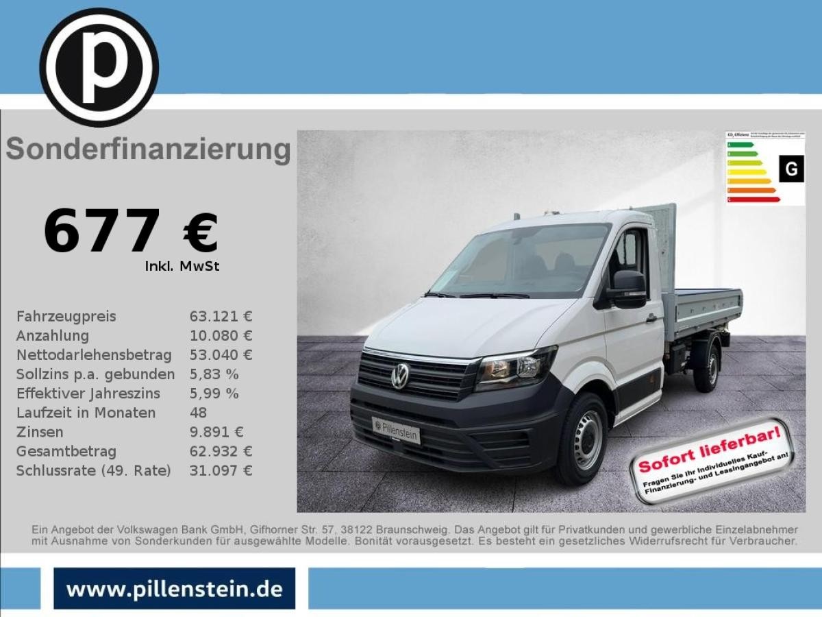 Volkswagen Crafter 35 MR 3-Seiten-Kipper & KRAN *sofort*