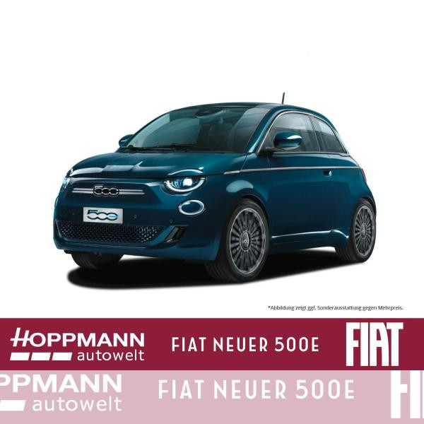 Foto - Fiat 500e Elektro Limousine 118 PS 42 kWh 320 km Reichweite Komfort & Style Paket Grün