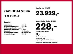 Nissan Qashqai VISIA 1.3 DIG-T MHEV sofort verfügbar