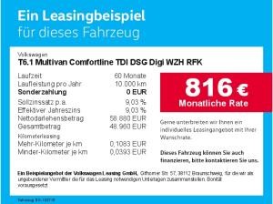 Volkswagen T6.1 Multivan Comfortline TDI DSG Digi WZH RFK