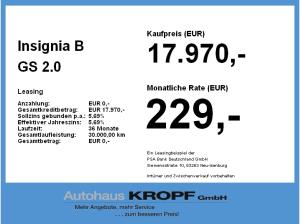 Opel Insignia B GS 2.0 CDTI LED,Parkpilot,Navi,