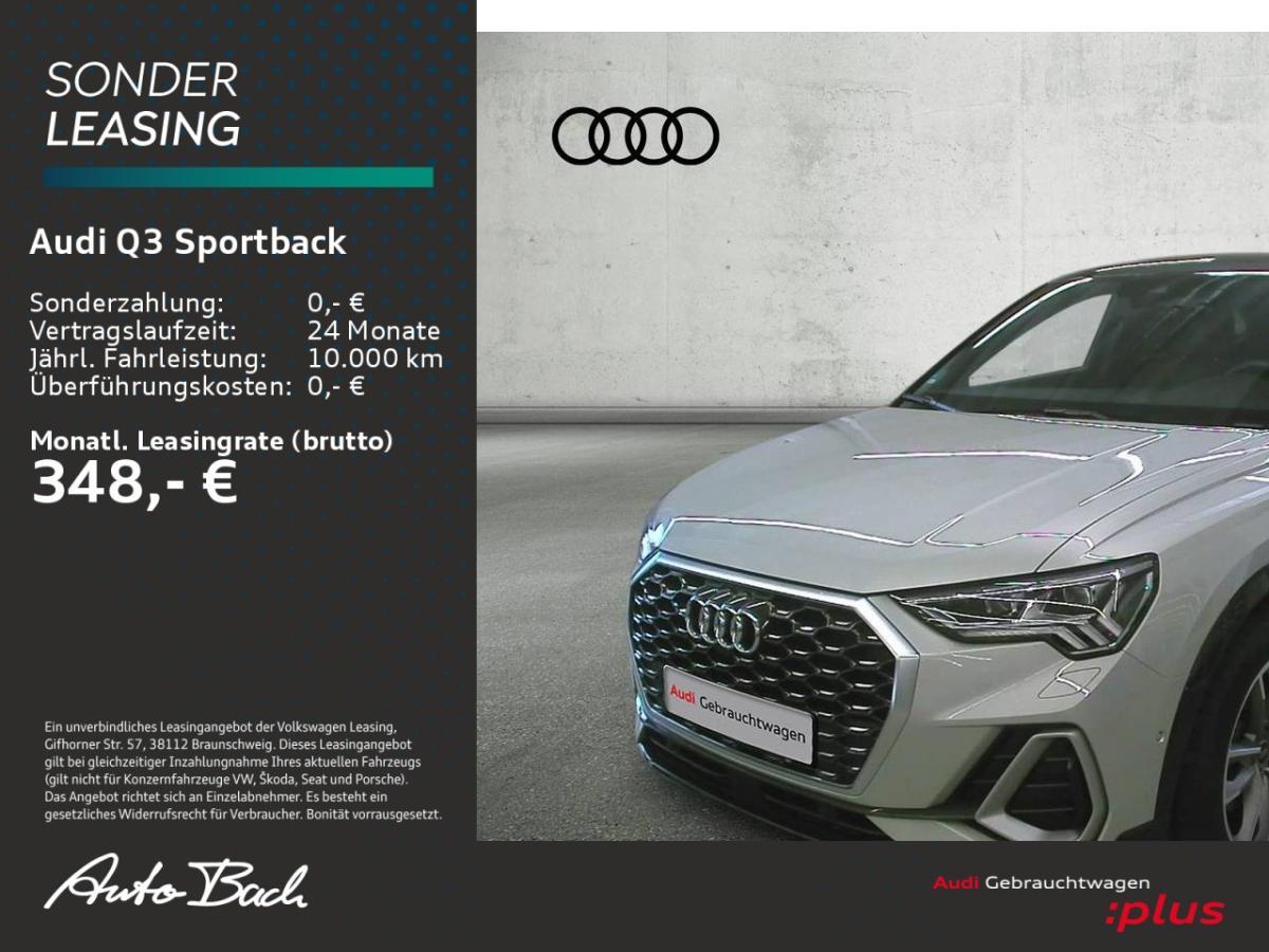 Audi Q3 Sportback S line 35TFSI Navi LED Standhzg. Panorama ACC SONOS virtual AHK