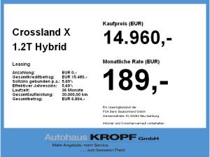 Opel Crossland X 1.2T Sitzheizung,Lenkradheizung,USB