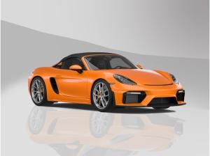 Porsche Boxster 718 Orange mit Klappenabgas. FLXBL Leasing
