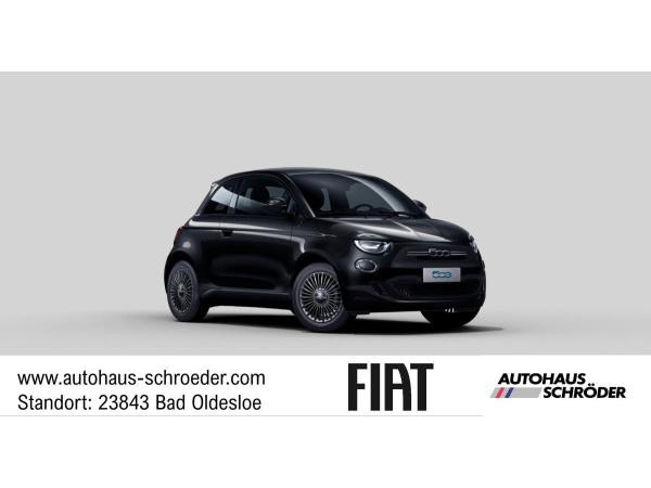Fiat 500e *schwarz* LM-Felgen*  *Standort: 23843 Bad Oldesloe*  Dezember verfügbar