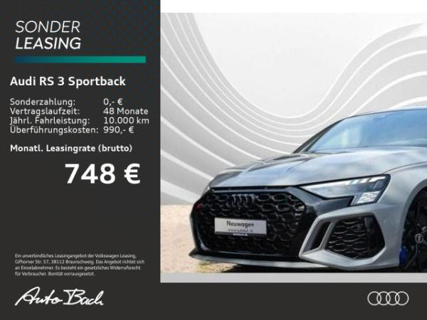 Audi RS3 für 748,00 € brutto leasen