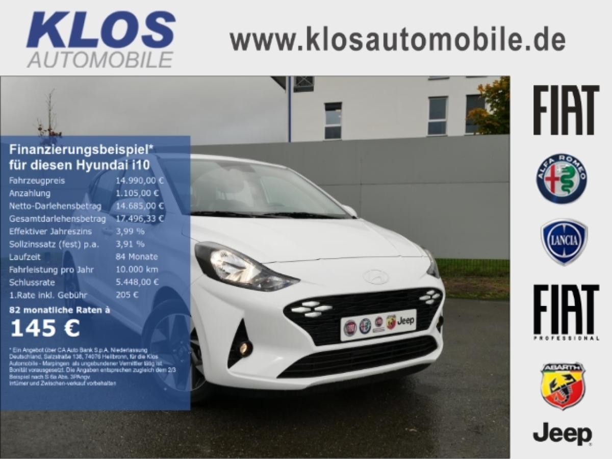 Hyundai i10 1.0 CONNECTLINE PDC CARPLAY KLIMA ALU USB-C