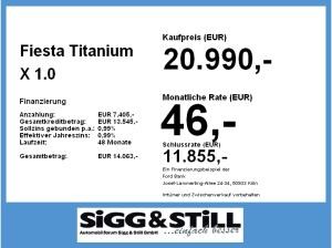 Ford Fiesta Titanium X 1.0 *LED*CAM*ACC*NAVI*