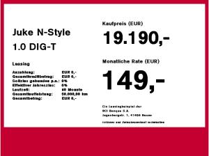 Nissan Juke N-Style 1.0 DIG-T 6MT Spurhalter LM