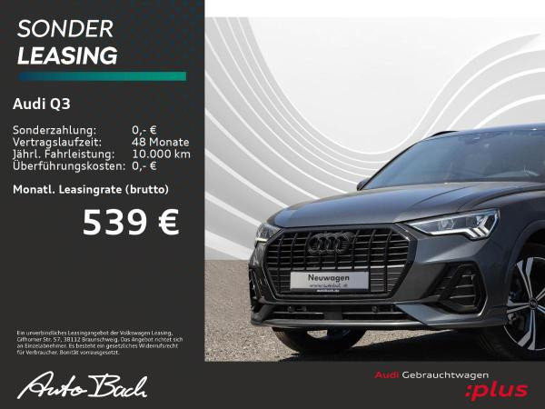 Audi Q3 für 548,99 € brutto leasen