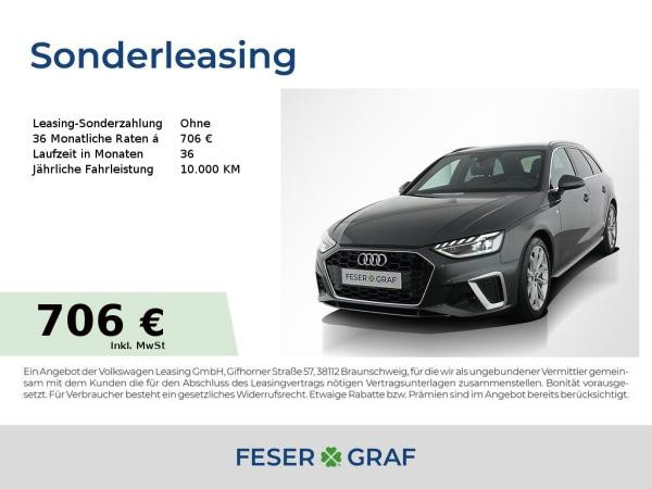 Audi A4 für 706,00 € brutto leasen