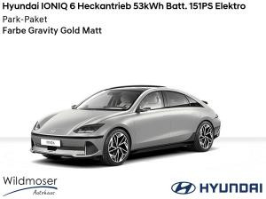 Hyundai IONIQ 6 ⚡ Heckantrieb 53kWh Batt. 151PS Elektro ⏱ Sofort verfügbar! ✔️ mit Park-Paket