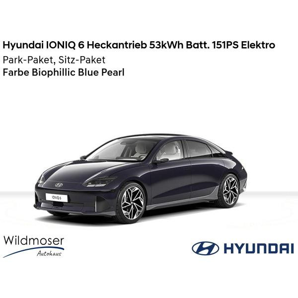 Foto - Hyundai IONIQ 6 ⚡ Heckantrieb 53kWh Batt. 151PS Elektro ⏱ Sofort verfügbar! ✔️ mit 2 Zusatz-Paketen