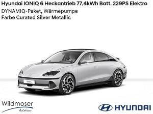 Hyundai IONIQ 6 ⚡ Heckantrieb 77,4kWh Batt. 229PS Elektro ⏱ Sofort verfügbar! ✔️ mit 2 Zusatz-Paketen