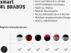 Foto - smart #1 BRABUS ⚡ Wartung & Verschleiß inkl.*❗️(Allrad/Ambient/Head-up/Soundsystem/Pano/LED+)