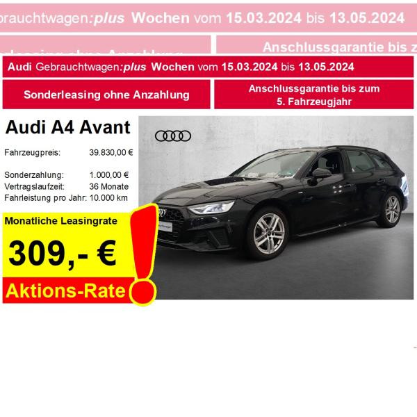 Foto - Audi A4 S-Line*opt.schwarz*RFK*ACC*