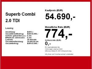 Skoda Superb Combi 2.0 TDI L&K Leder AHK 4xSHZ SpurW