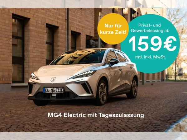 MG MG4 Elektro für 158,98 € brutto leasen – Sofort verfügbar