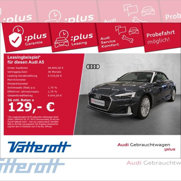Foto - Audi A5 Cabriolet 40 TFSI advanced Matrix AHK Kopfhzg. Navi